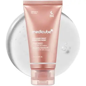 medicube Collagen Overnight Wrapping Peel Off Facial Mask Pack Korean Skin Care, 2.53 fl.oz